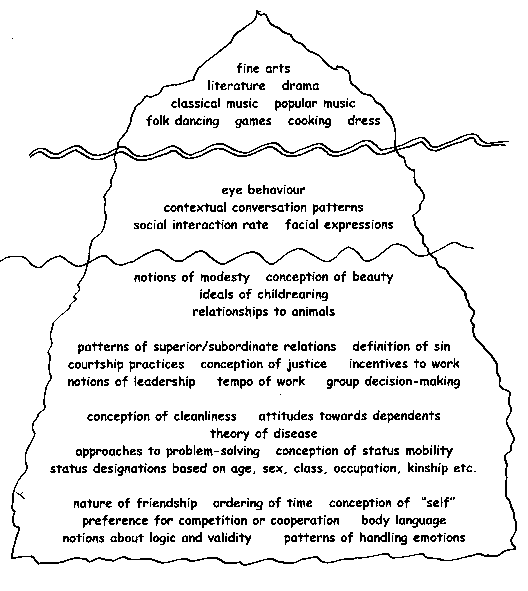 Culture iceberg